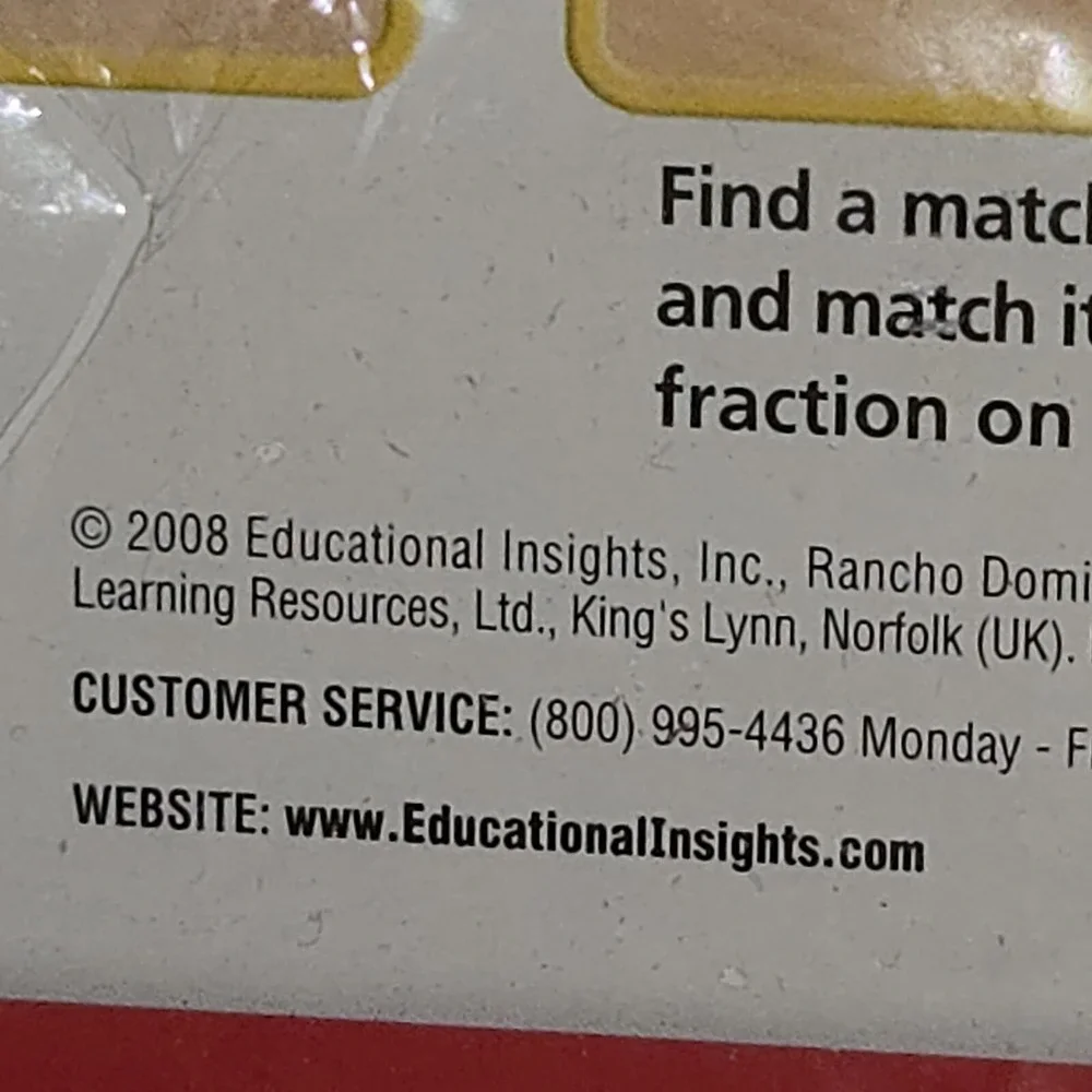NEW Frango Fractions The Fraction‎ Bingo Game COMPLETE Educational Homeschool